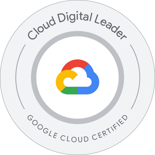 Google Cloud Certified Cloud Digital Leader badge